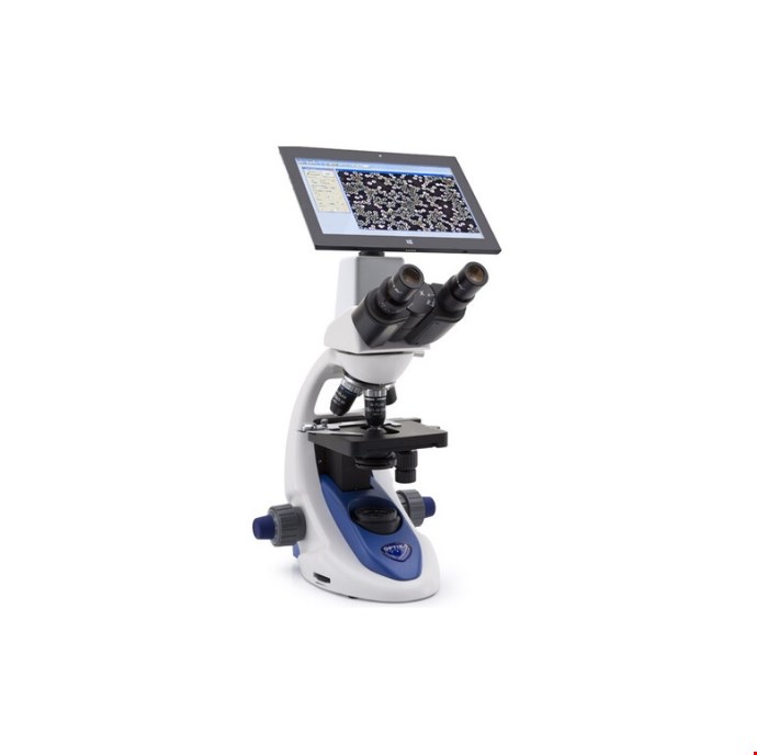 میکروسکوپ اپتیکا ایتالیا OPTIKA Mikroskop B-190TBPL, cam 3.1MP, tablet, 10.1 inch, DIN, N-plan, 40-1000xO/W, X-LED
