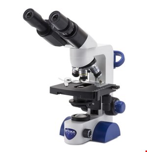 میکروسکوپ اپتیکا ایتالیا OPTIKA Mikroskop B-67 , bino, 40-600x, LED, Akku, Kreuztisch