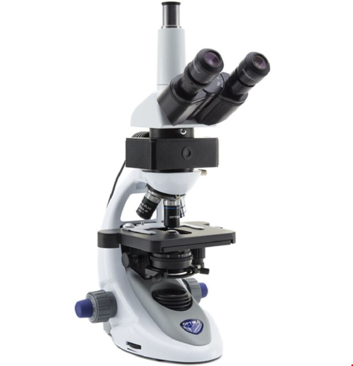 میکروسکوپ اپتیکا ایتالیا OPTIKA Mikroskop B-293LD1.50, LED-FLUO, N-PLAN IOS, W-PLAN 500x MET, blue filterset, trino