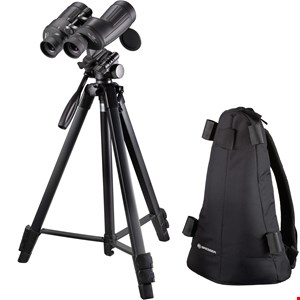 دوربین شکاری دو چشمی با پایه و کوله برسر آلمان BRESSER NightExplorer 7x50 Astronomie-Fernglas