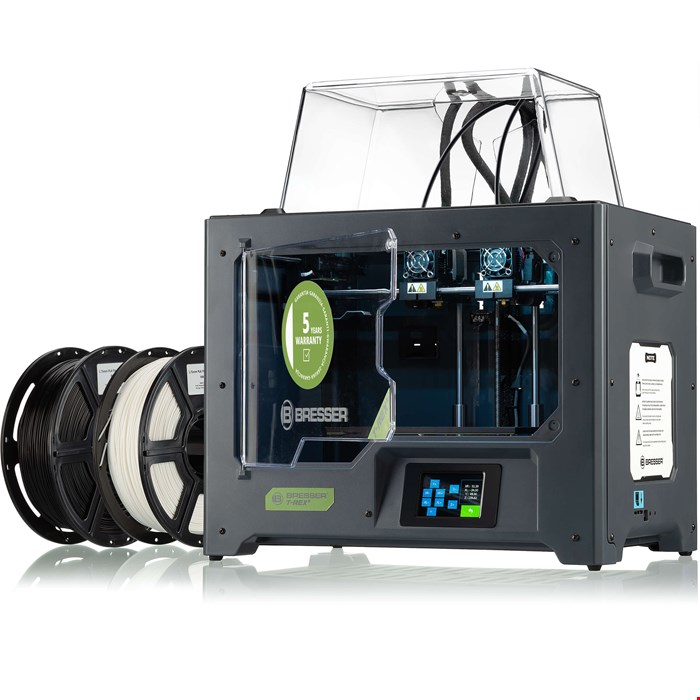 چاپگر پرینت سه بعدی برسر آلمان BRESSER T-REX² 3D-Drucker mit 2 Extrudern