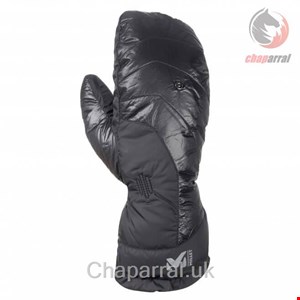 دستکش کوهنوردی مردانه میلت فرانسه Millet Halbhandschuhe für Herren - schwarz COMPACT DOWN MITTEN