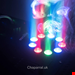  دستگاه مه ساز مجالس یورولایت Eurolite NSF-100 LED DMX Hybrid Spray Fogger