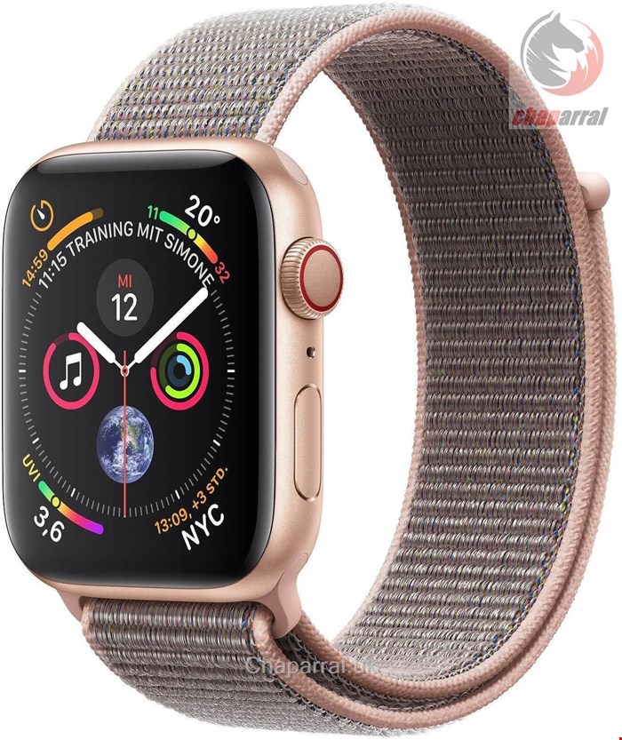 ساعت هوشمند اپل واچ آمریکا Apple Series 4 GPS Aluminiumgehäuse mit Sportarmband Loop 40mm Watch Watch OS 5