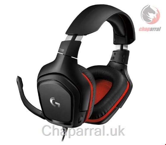 هدست مخصوص بازی سیم دار لاجیتک سوِِِِئیس Logitech G332 schwarz-rot