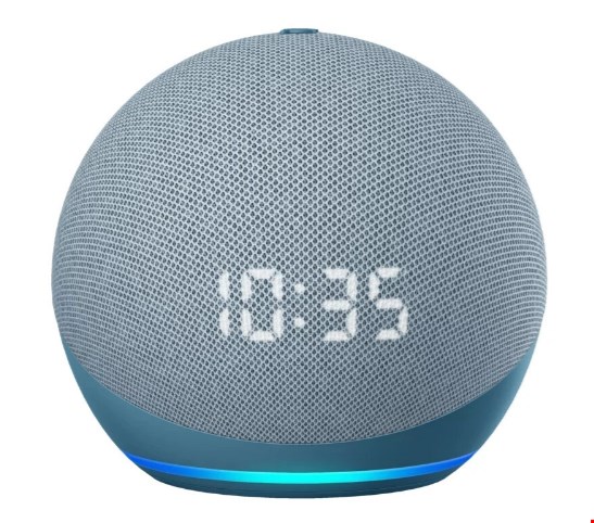 اسپیکر آمازون آمریکا  Amazon Echo Dot 4. Generation  blaugrau mit LED-Display